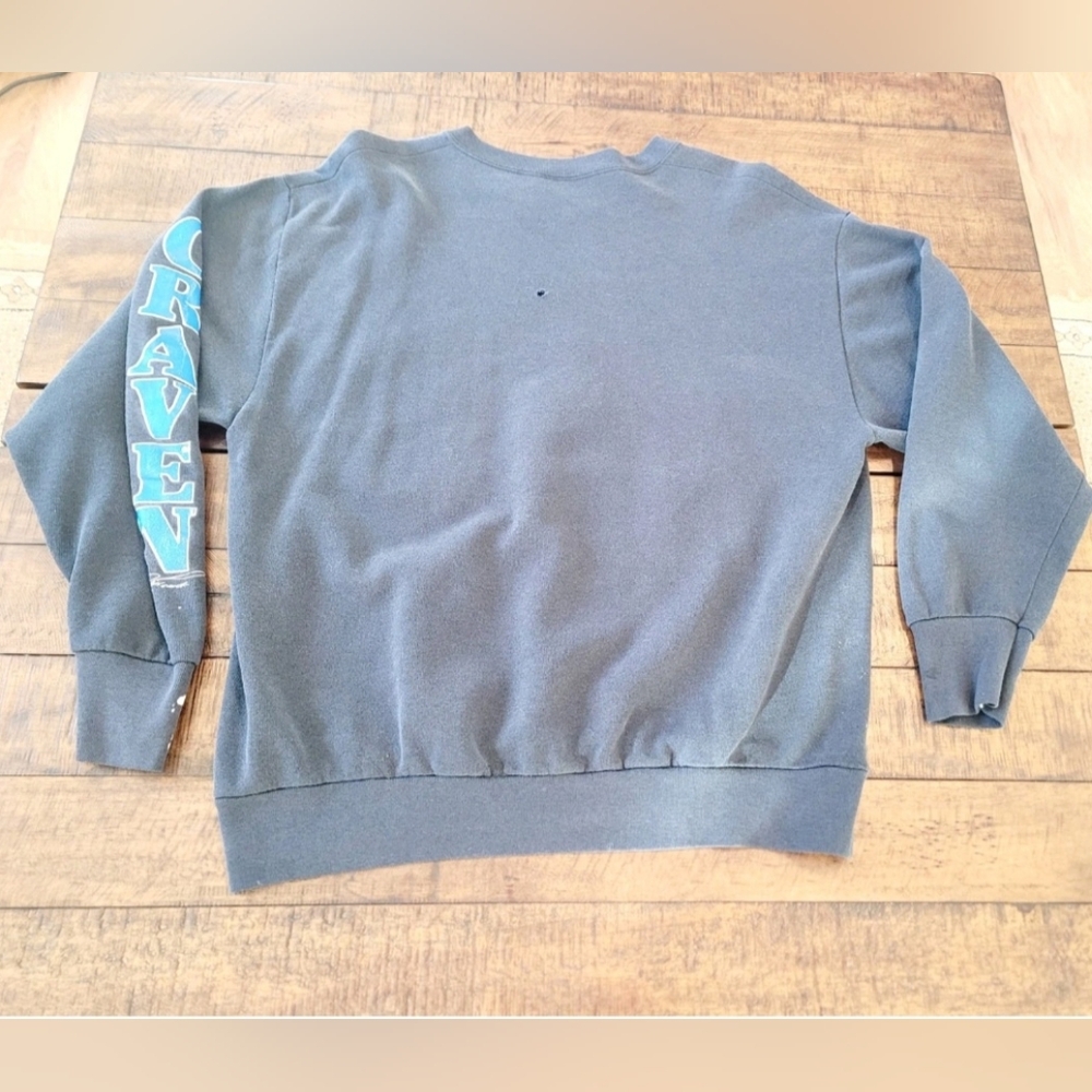 Vintage 1997 Budweiser Racing NASCAR Crewneck Sweatshirt Ricky Craven 25 USA - Picture 6 of 10